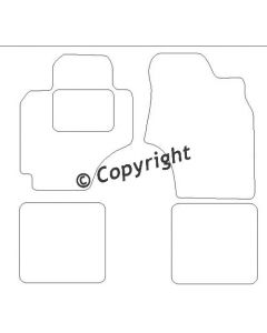 Mattenset Toyota RAV4 II 3 deurs 2000 - 2003