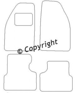 Mattenset Saab 9000 1997 - 1998