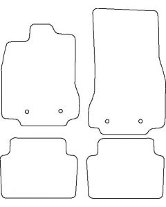 Velours Jaguar XF 2008-2015 mattenset