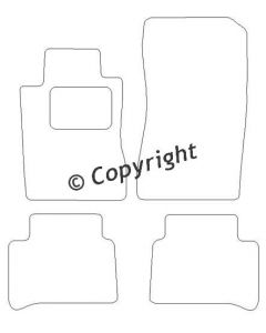 Merdedes W219 CLS-klasse 2004 - 2010 Mattenset