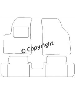 Chevrolet Tacuma 2000 - 2004 Mattenset