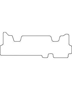 Mattenset Mercedes Sprinter W906 dubbele cabine achter