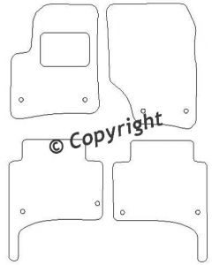 Mattenset Volkswagen Touareg 2003 - 2013