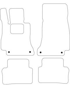 Velours Mercedes E klasse W213 2016- mattenset