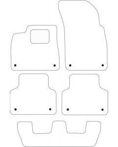 Velours Audi Q7 7p 2016- mattenset
