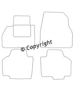 Mattenset Renault Kangoo family 2008 -