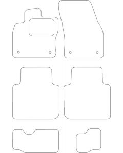 Mattenset Volkswagen Tiguan Allspace (7 zits ) 2017-