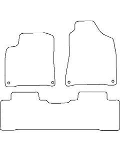 Mattenset Ssang Yong Korando 2010-