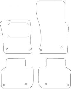Mattenset Jaguar XF 2018