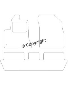 Velours Citroen C4 Picasso 5P. 2006- mattenset