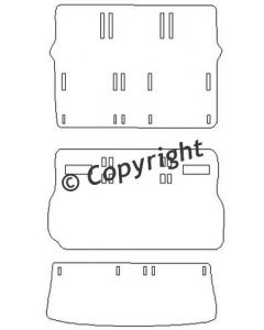 Fiat Ulysee achter 3 delig 1994 - 2002 Mattenset