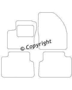 Ford Focus C-max 2003 - 2007 Mattenset