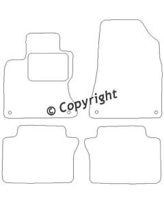 Mattenset Renault Koleos 2008 -2017