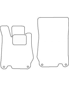 Mattenset Mercedes SL 350 2002 - 2008