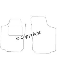 Mattenset Opel Combo B 2001 -