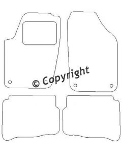 Mattenset Volkswagen Polo IV 2002 - 2005