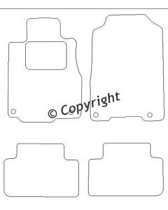 Honda CRV IV 2012 - Mattenset