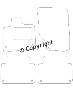 Velours Audi Q7 5P. 2006- mattenset