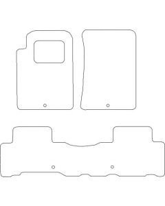 Mattenset Ssang Yong Rexton 2016-2018