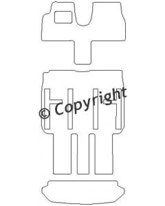 Lancia Phedra 6 pers. Compleet 2002 - 2010 Mattenset