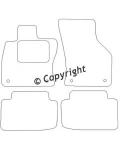 Mattenset Skoda Octavia III 2013 -