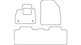 Velours Renault Espace 5 2015- mattenset