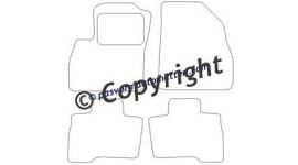 Velours Fiat Fiorino Qubo 5drs 2008- mattenset